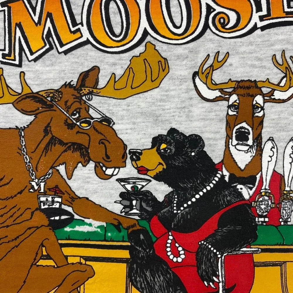 Vintage Waterton Park Canada moose shirt
